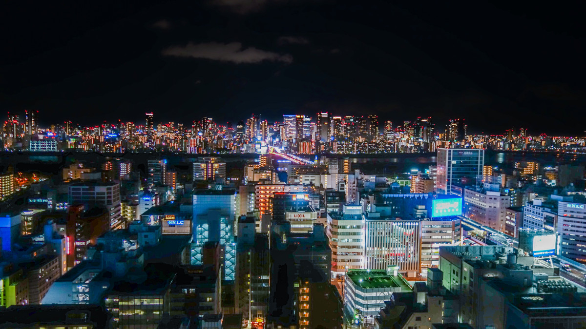チャイナテーブル新大阪からの夜景